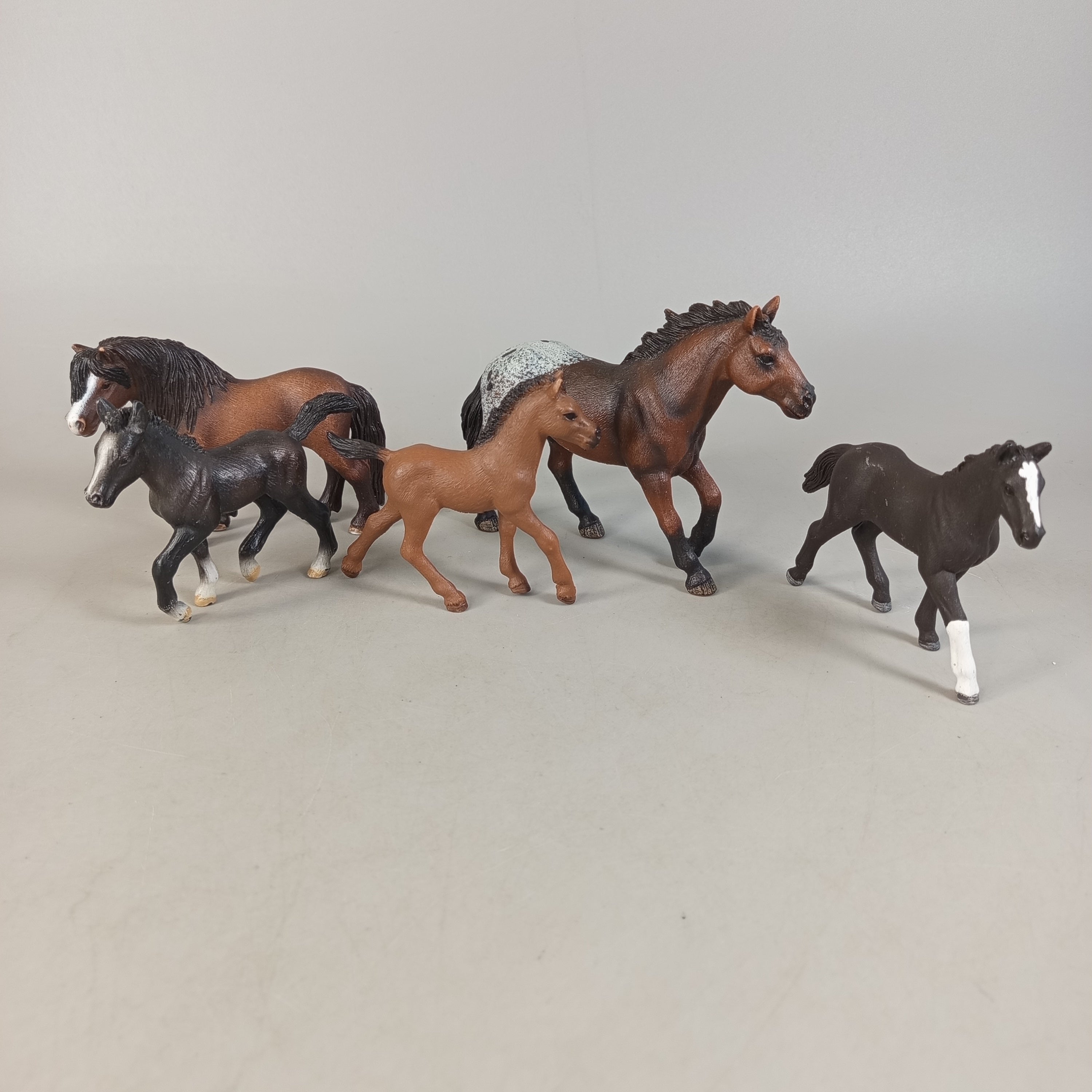 Schleich Bundle Pferde 5x Figuren, gebraucht, ab 3 4 5 Jahre | ✅ geprüft